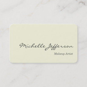 Artiste maquillage en angle rond Carte de visite b