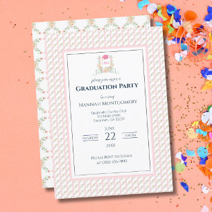 Artiste Monogramme Graduation Party Invitation