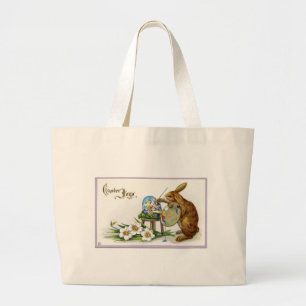 Artiste Pâques Bunny Sac fourre-tout Jumbo