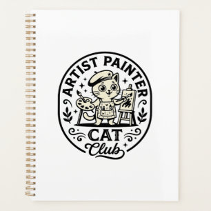 Artiste Peintre Chat Chat Drôle Graphique - Artist