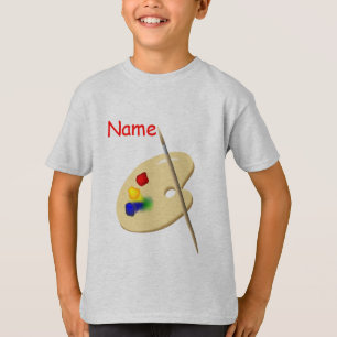 Artiste pour enfants Palette Kids Gray T-shirt