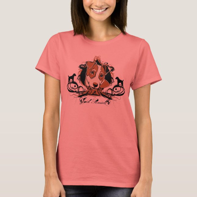 Artiste Urbain Jack Russell Terrier T-Shirt (Devant)