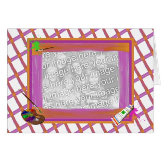 Artistes Peintures & Palette Modèle (Devant horizontal)