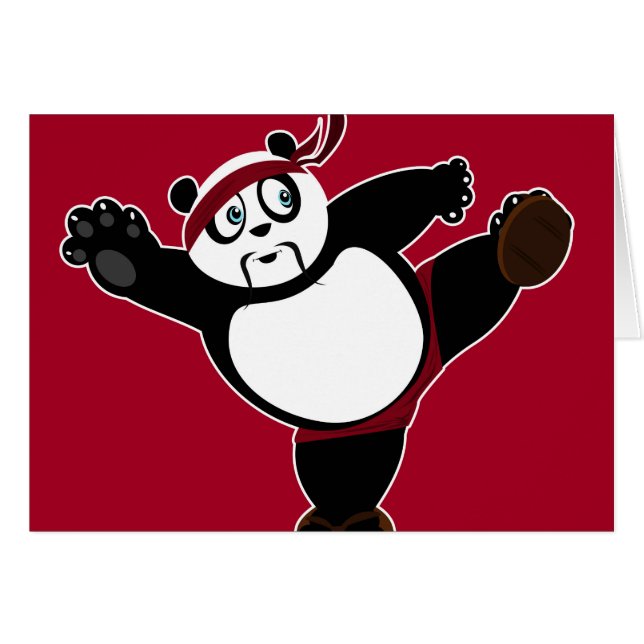 Arts martiaux Panda 2 - Rouge (Devant horizontal)