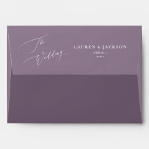 ArtsApp Dusty Purple Calligraphie Mariage do-it-yo