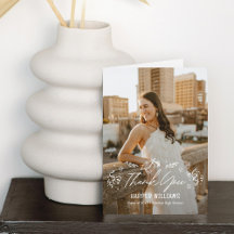 Artsy Doodles Graduation Carte de remerciements