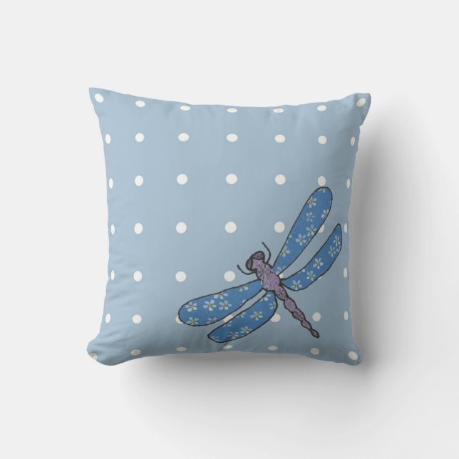 Artsy Dragonfly Coussin (Recto)