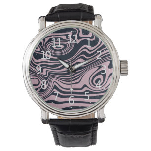 Artwork de marbre Abstrait   Montre Homme