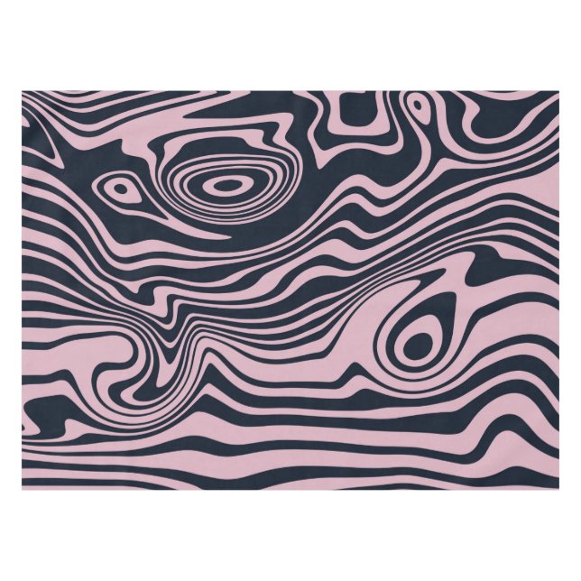 Artwork de marbre Abstrait | Nappe (Devant (Horizontal))