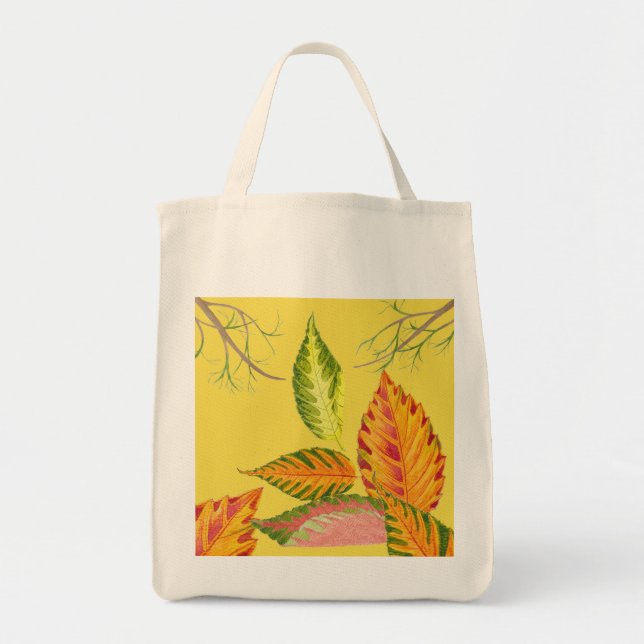 Arty Automne sur un sac de courses (Devant)