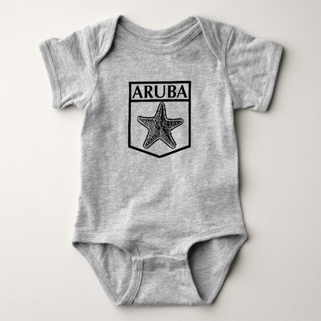 Aruba Island Design - Body bébé en jersey (Devant)