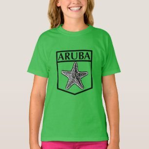 Aruba Island Design - T-shirt de base pour filles