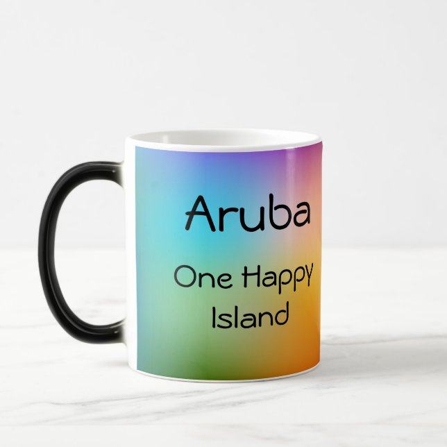 Aruba One Happy Island Mug (Gauche)
