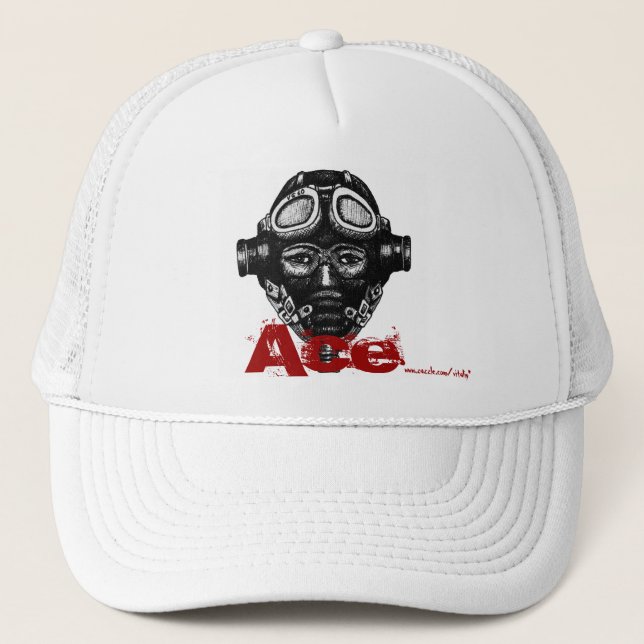 As pilote dans la conception de casquette de (Devant)