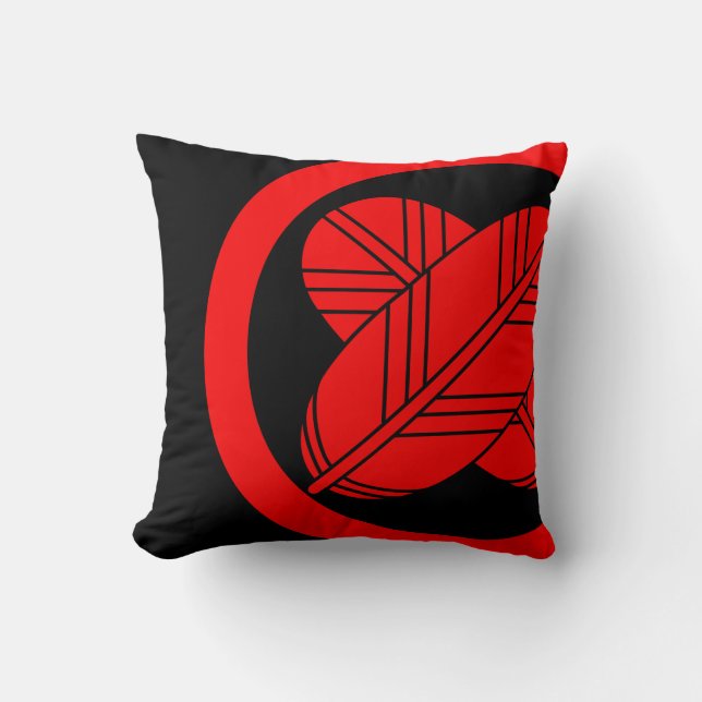 Asano Kamon coussin de la famille japonaise (Recto)