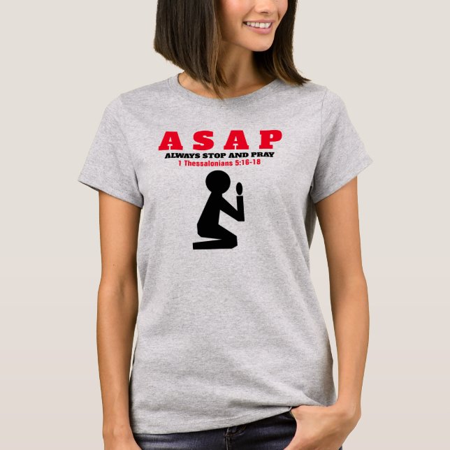 ASAP - T-shirt de base pour femmes (Devant)