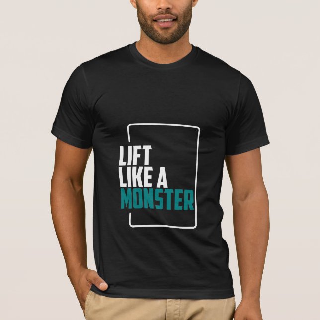 Ascenseur Comme Un Monstre - T-Shirt De Salle De S (Devant)
