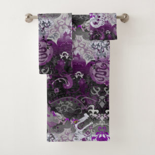 Asexuel Dragon Damask - Ace Pride couleurs drapeau