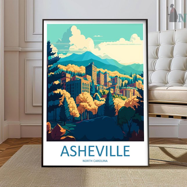 Asheville Impression Décoration d'intérieur Ashevi (Créateur téléchargé)