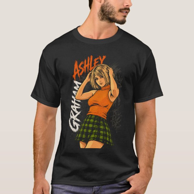 Ashley Horror Graham Art 09 | T-Shirt Basic Sombre (Devant)