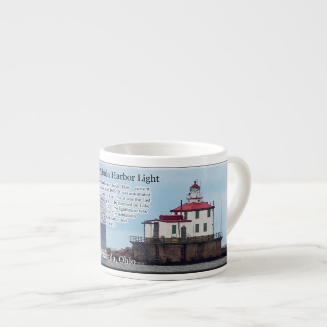 Ashtabula Harbour Light espresso mug (Devant droit)