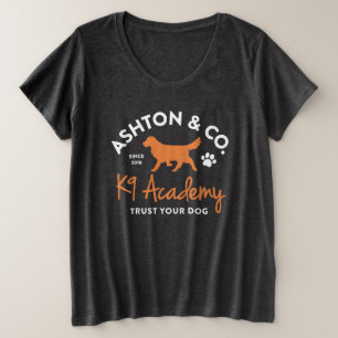 Ashton & Co. K9 Academy 2c. Logo Femme Foncé