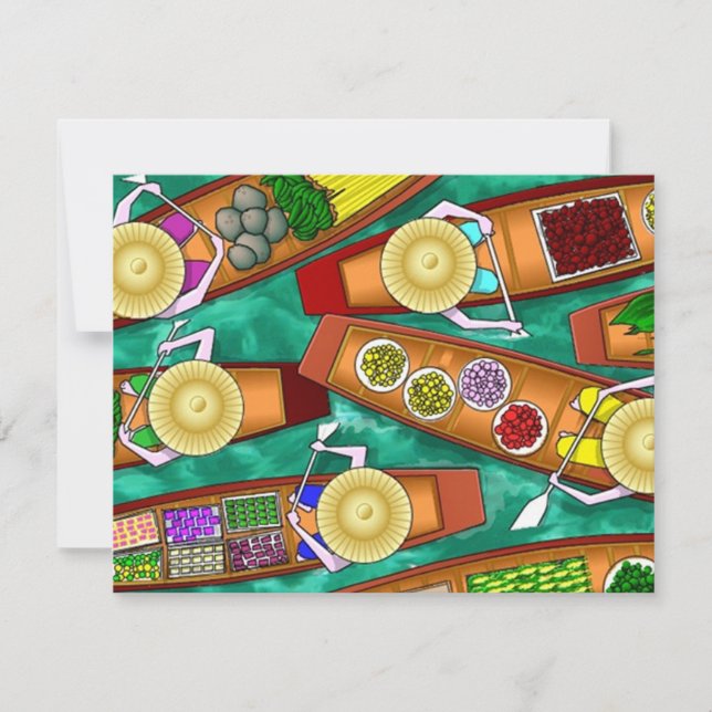 ASIAN TREATS PARTY BATS INVITATION EZ2 PERSONNALIS (Devant)