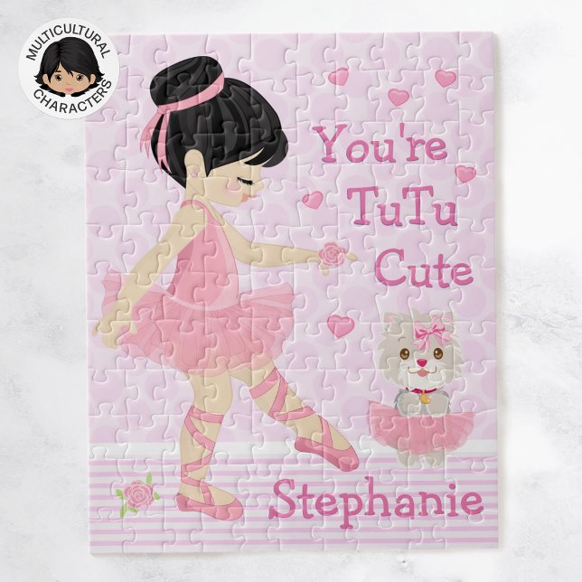 Asiatique Ballerina Tutu Cute Puzzle (Créateur téléchargé)