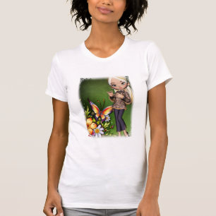 Asiatique Fleurs magnifiques Design 6 T-shirt