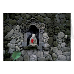 Asie, Indonésie, Bali. Un sanctuaire de Bouddha