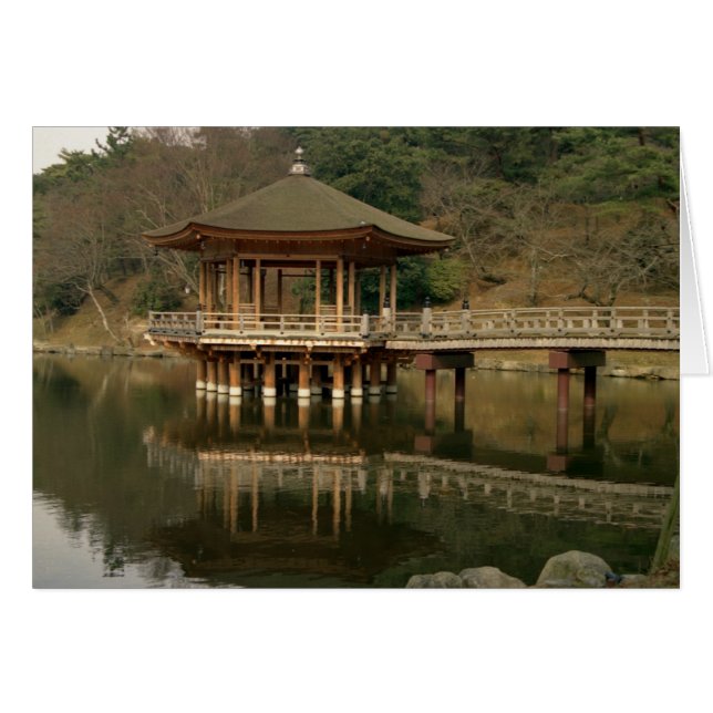 Asie, Japon, Nara, Temple à Nara (Devant horizontal)