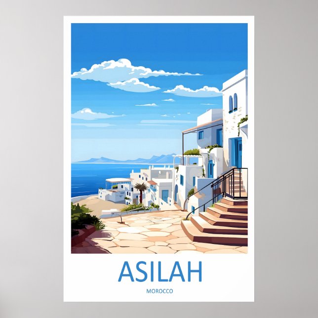 Asilah Impression de voyage Asilah décoration mura (Devant)