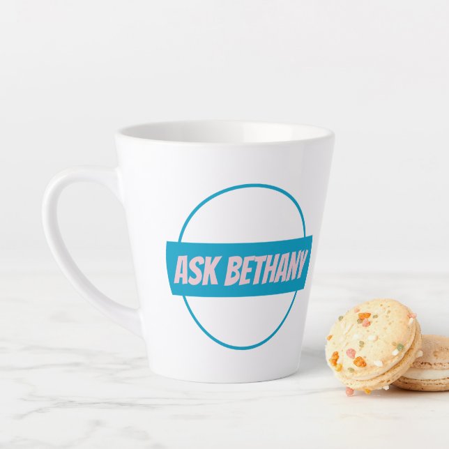 Ask Bethany Latte Mug (En situation)