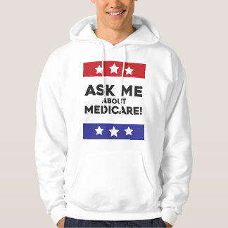Ask Me About Medicare – Pullover Hoodie