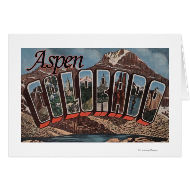 Aspen, ColoradoScènes de grandes lettresAspen, CO (Devant horizontal)