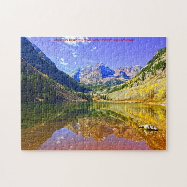 Aspen Maroon Bells Colorado. Puzzle (Horizontal)