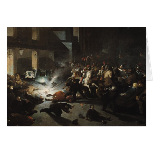 Assassinat essayé de napoléon d'empereur (Devant horizontal)