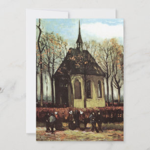 Assemblée à l'église, Nuenen par Vincent van Gogh