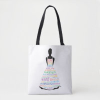 Assemblée de filles d'arc-en-ciel, sacs