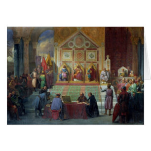 Assemblée des croisés dans Ptolemais en 1148, 1840