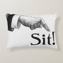 Asseyez-vous sur le coussin de l'Accent Bossy