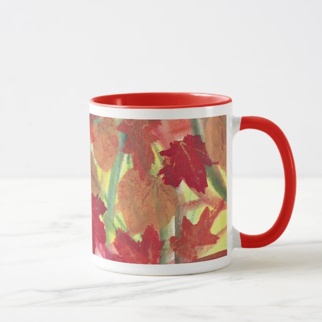 Assez Abstrait Automne Feuilles De Mugs (Droite)
