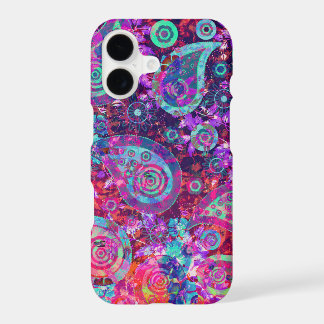 Assez Abstrait Rose et Paisley Aqua