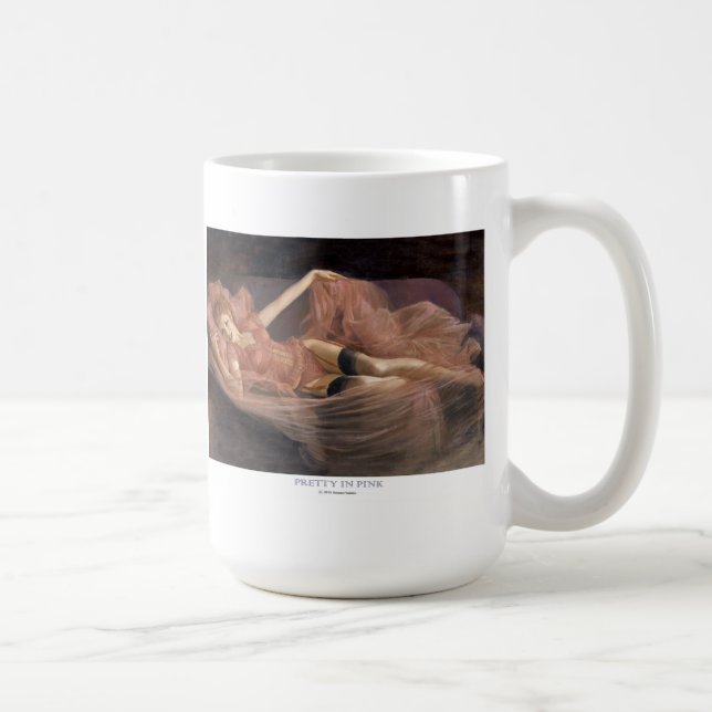 "ASSEZ DANS "la tasse de café de pin-up ROSE de (Droite)
