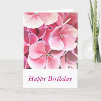 Assez dans le rose - carte de joyeux anniversaire
