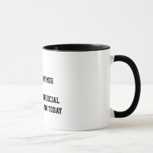 Assez d'interaction sociale pour la tasse