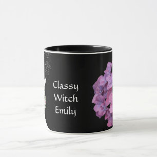 Assez rose floral mode fille visage femme mug