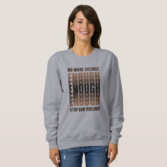 Assez | Sweatshirt des femmes (Devant entier)