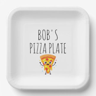 Assiette à pizza personnalisée