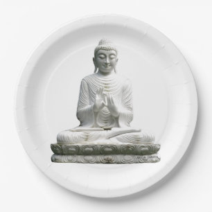 Assiette Chargée Bénédiction Bouddha Alimentation